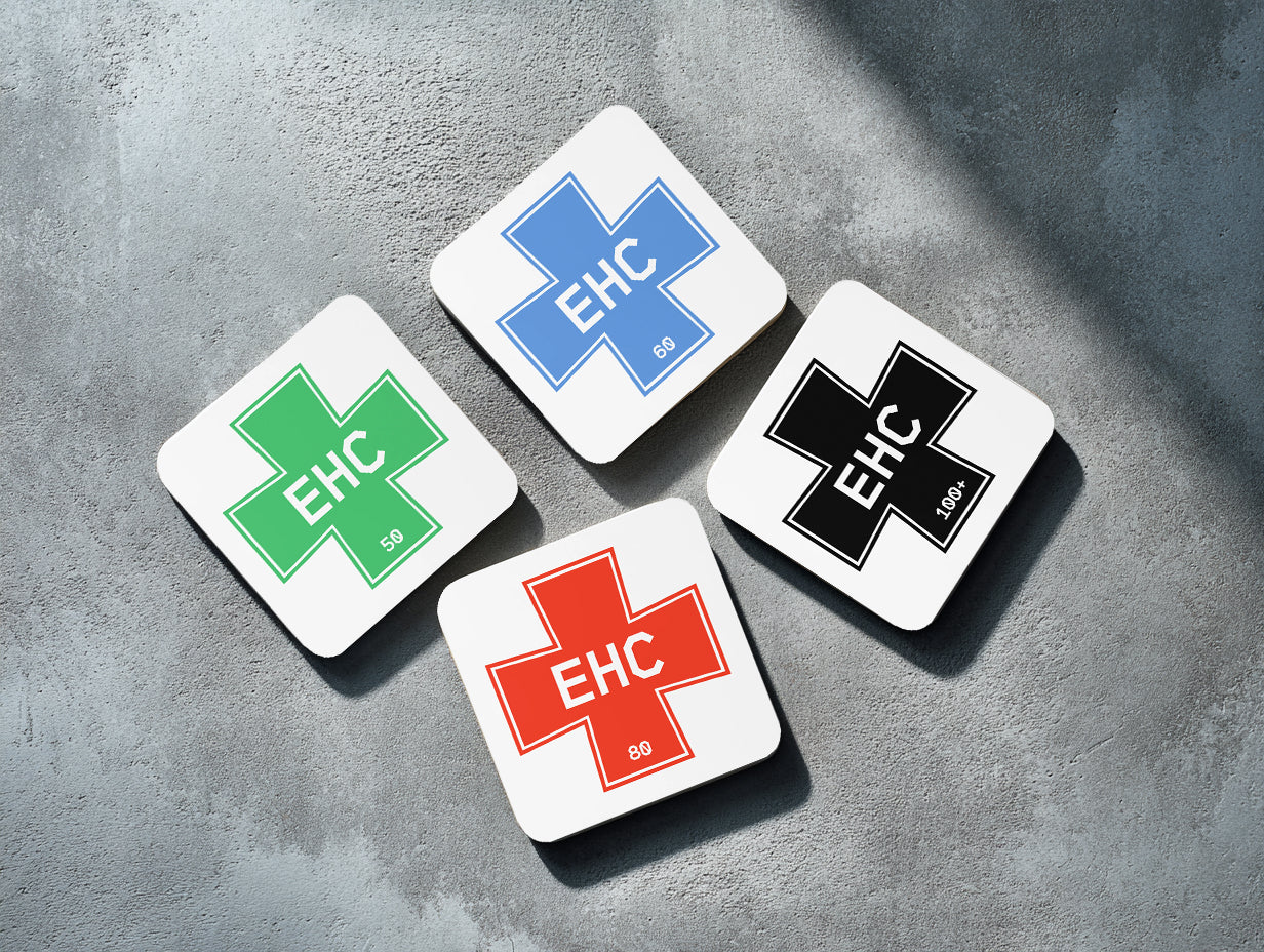 Extra Hours Club Four Coaster Set